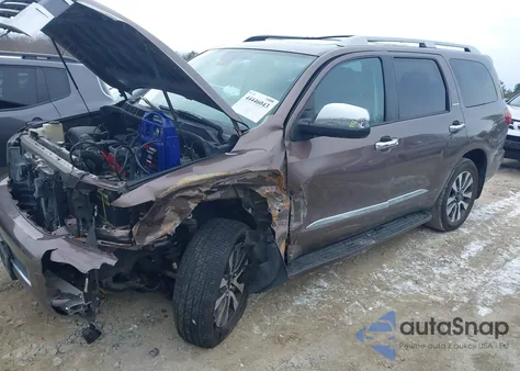 2018 Toyota Sequoia Limited из США, поврежденный, VIN 5TDJY5G10JS156577